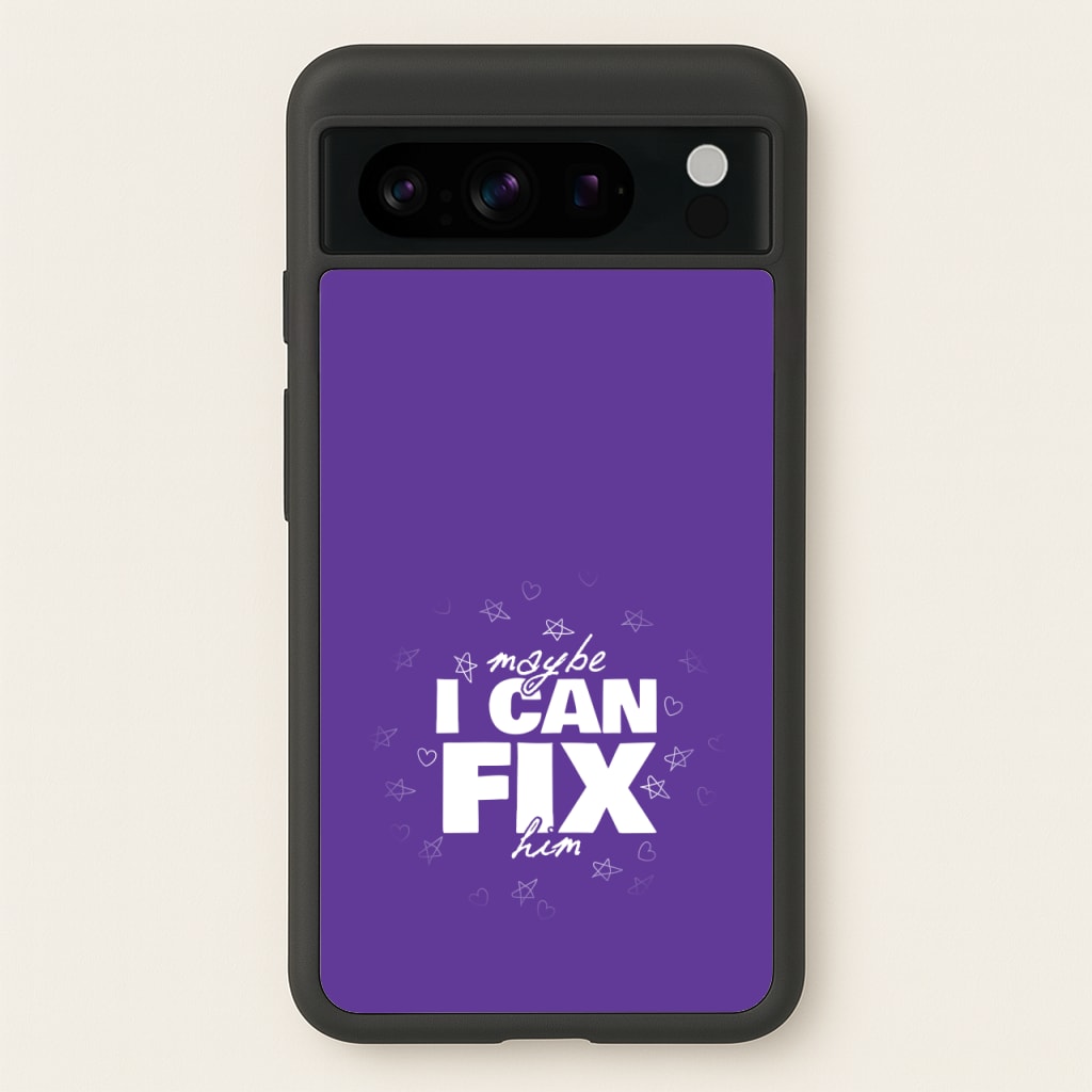 Maybe I Can Fix Him Purple - Olivia Phone Case for Google Pixel 8 Pro