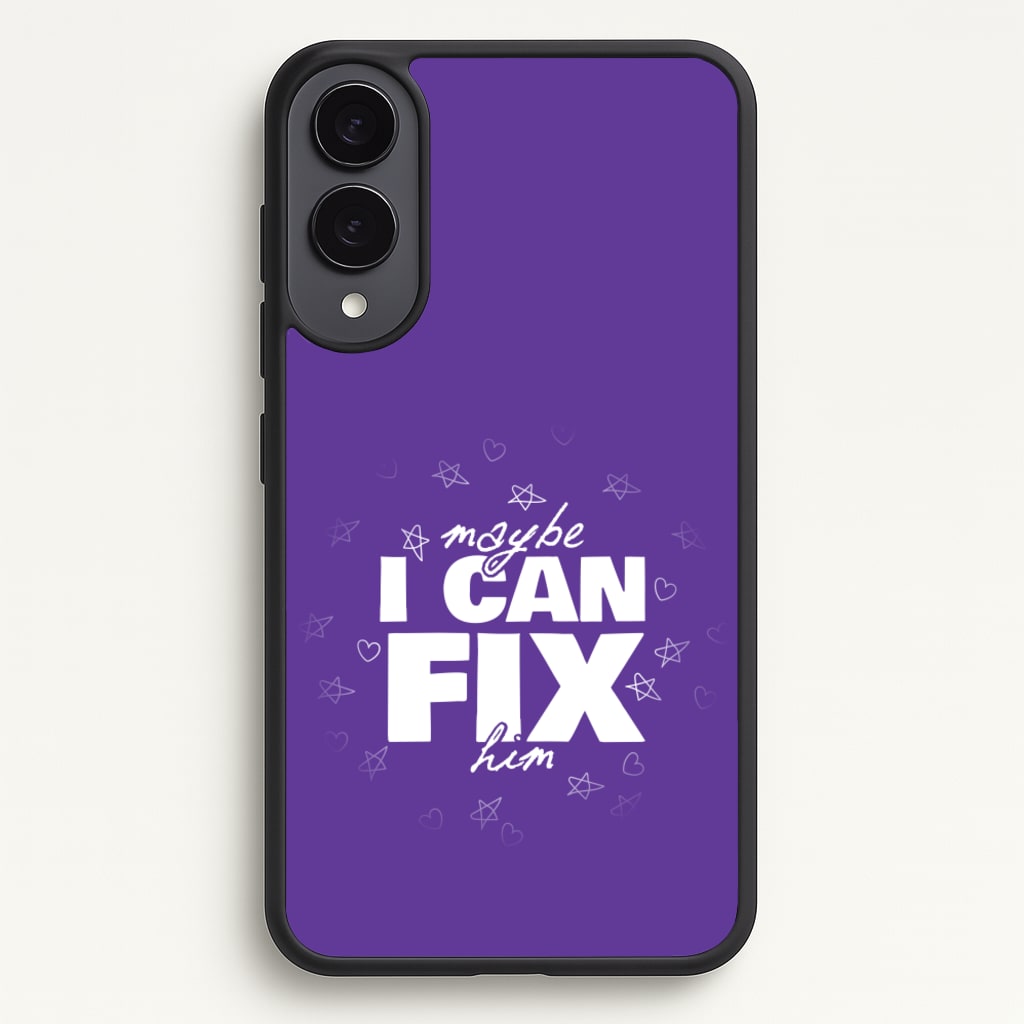 Maybe I Can Fix Him Purple - Olivia Phone Case for Galaxy S25 Edge