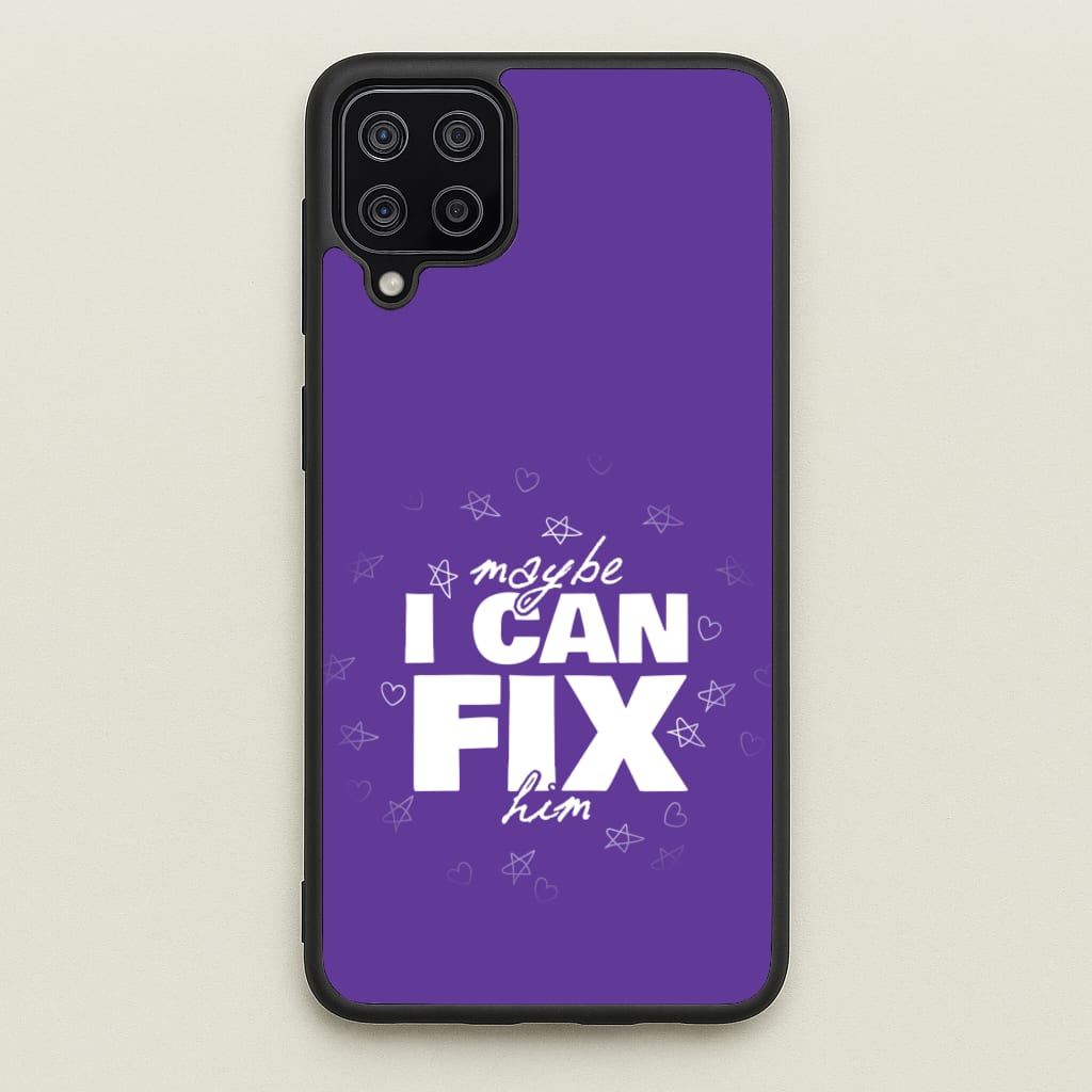 Maybe I Can Fix Him Purple - Olivia Phone Case for Galaxy A12