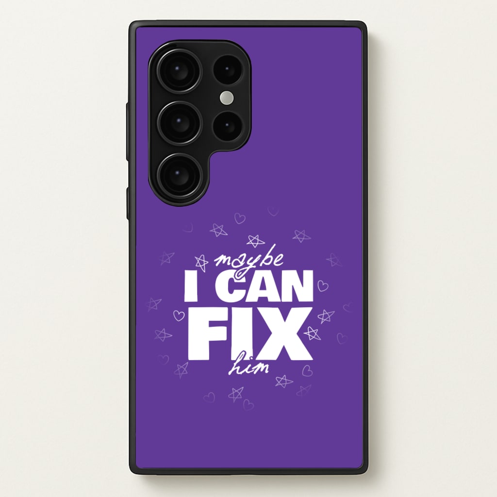 Maybe I Can Fix Him Purple - Olivia Phone Case for Galaxy S24 Ultra