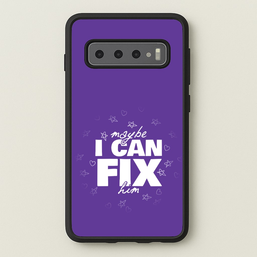 Maybe I Can Fix Him Purple - Olivia Phone Case for Galaxy S10