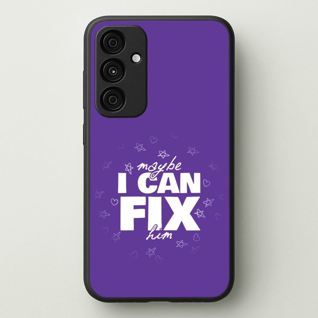 Maybe I Can Fix Him Purple - Olivia Phone Case for Galaxy A55