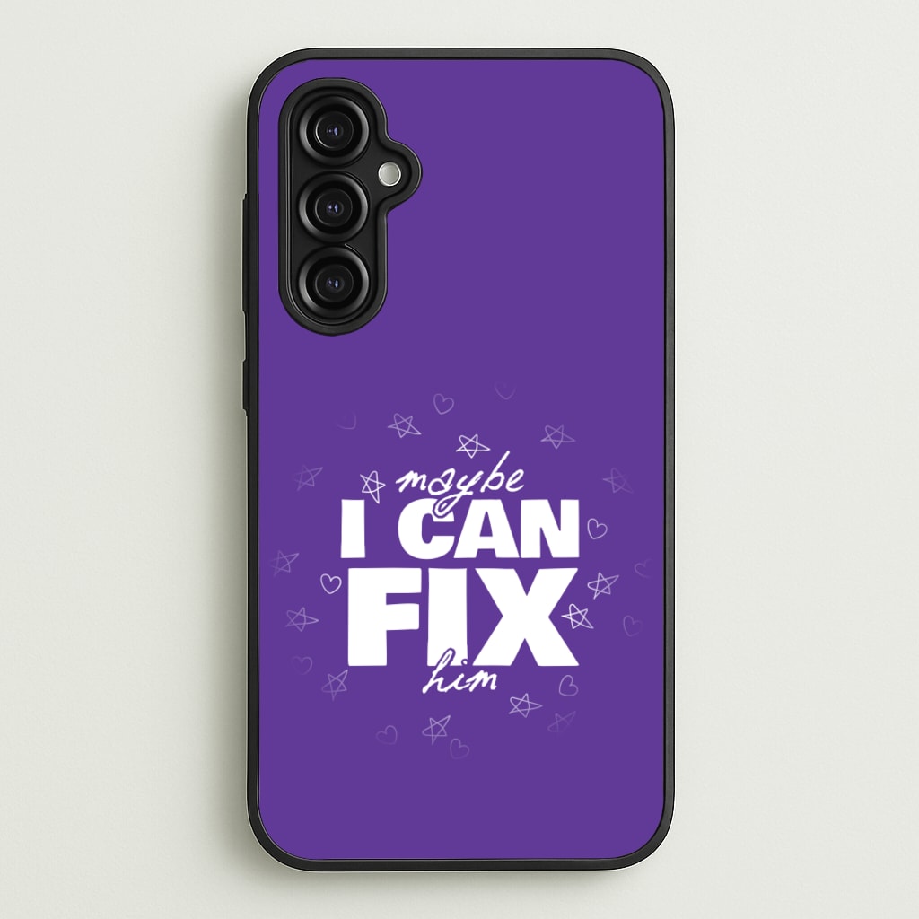 Maybe I Can Fix Him Purple - Olivia Phone Case for Galaxy A14