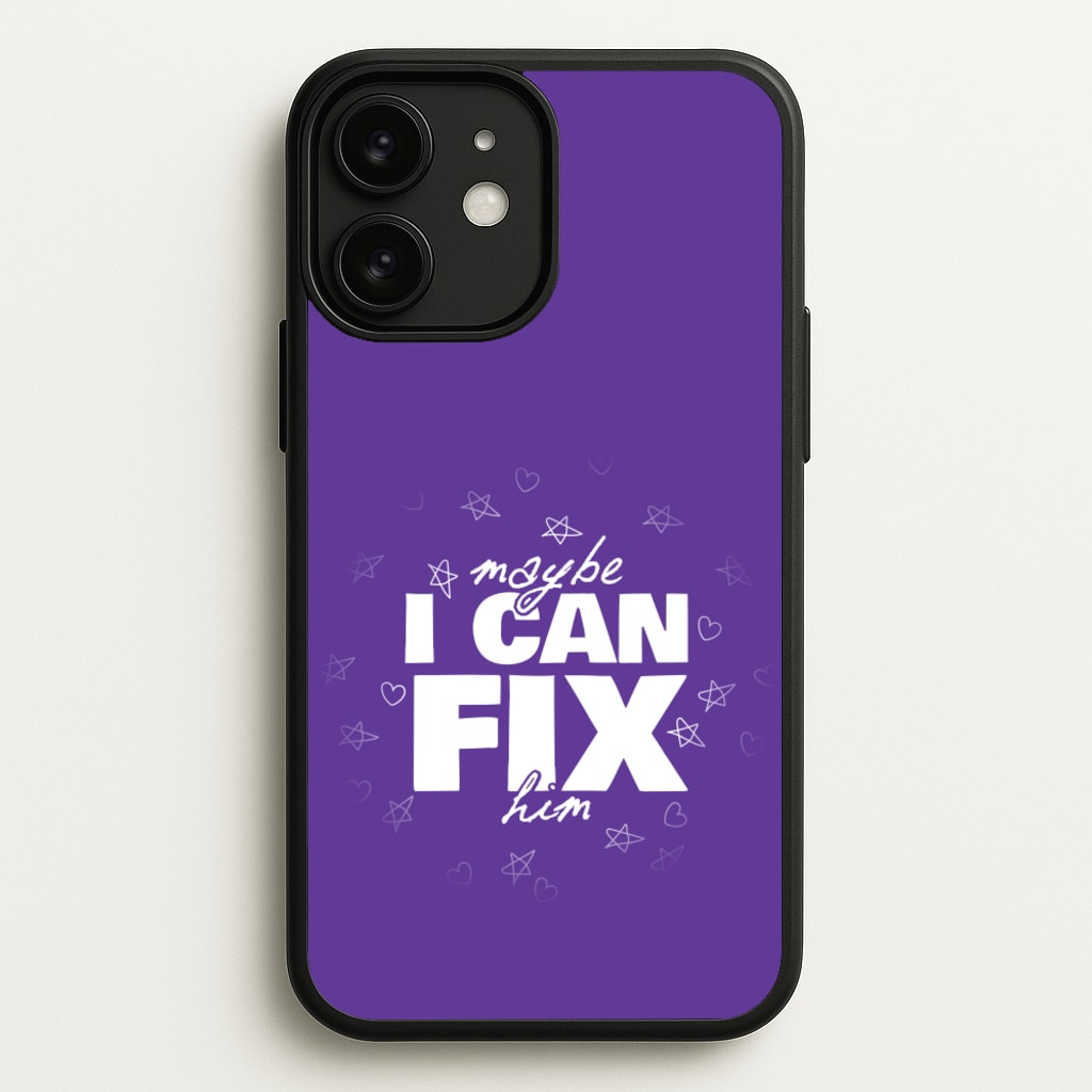 Maybe I Can Fix Him Purple - Olivia Phone Case for iPhone 11