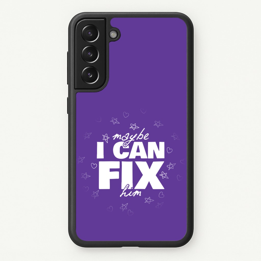 Maybe I Can Fix Him Purple - Olivia Phone Case for Galaxy S21FE