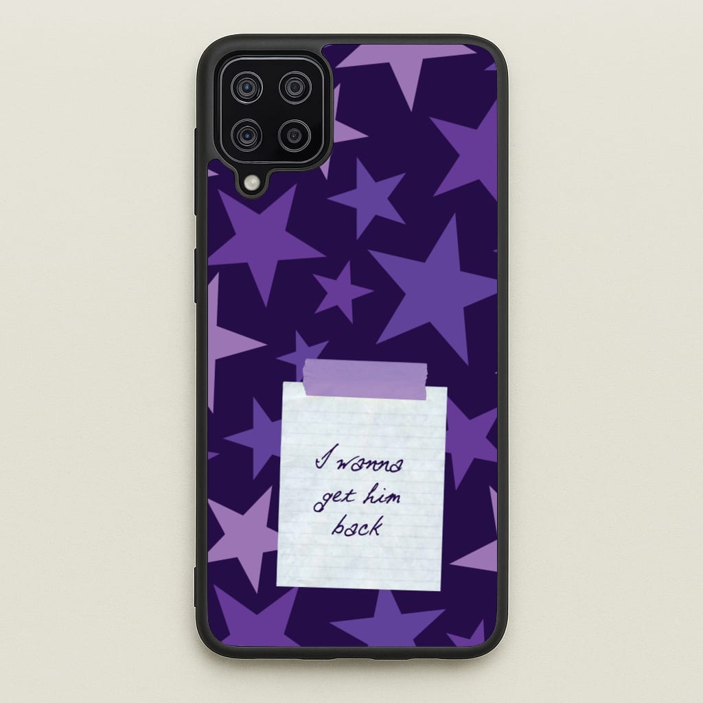 I Wanna Get Him Back - Olivia Phone Case for Galaxy A12