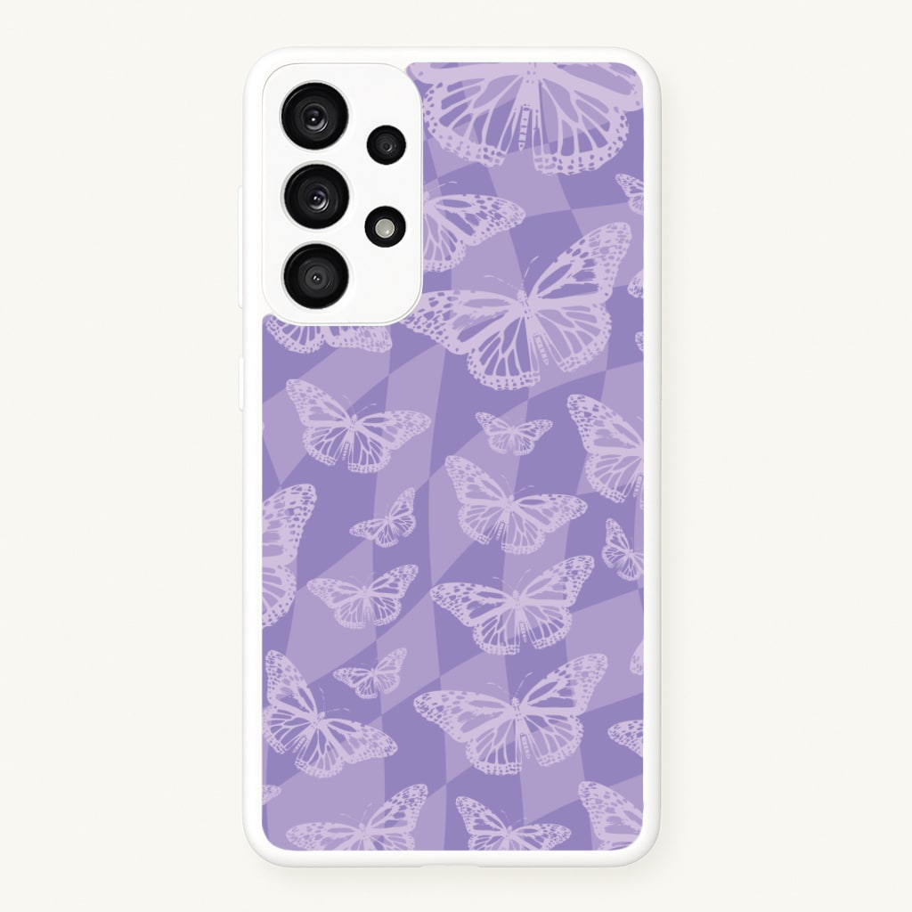 Abstract Butterflies Pattern - Olivia Phone Case for Galaxy A53