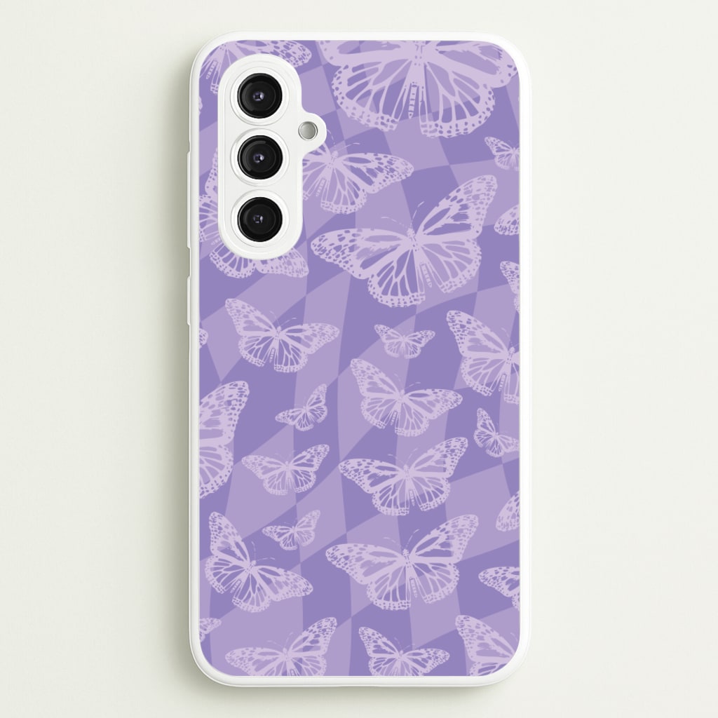 Abstract Butterflies Pattern - Olivia Phone Case for Galaxy S23FE