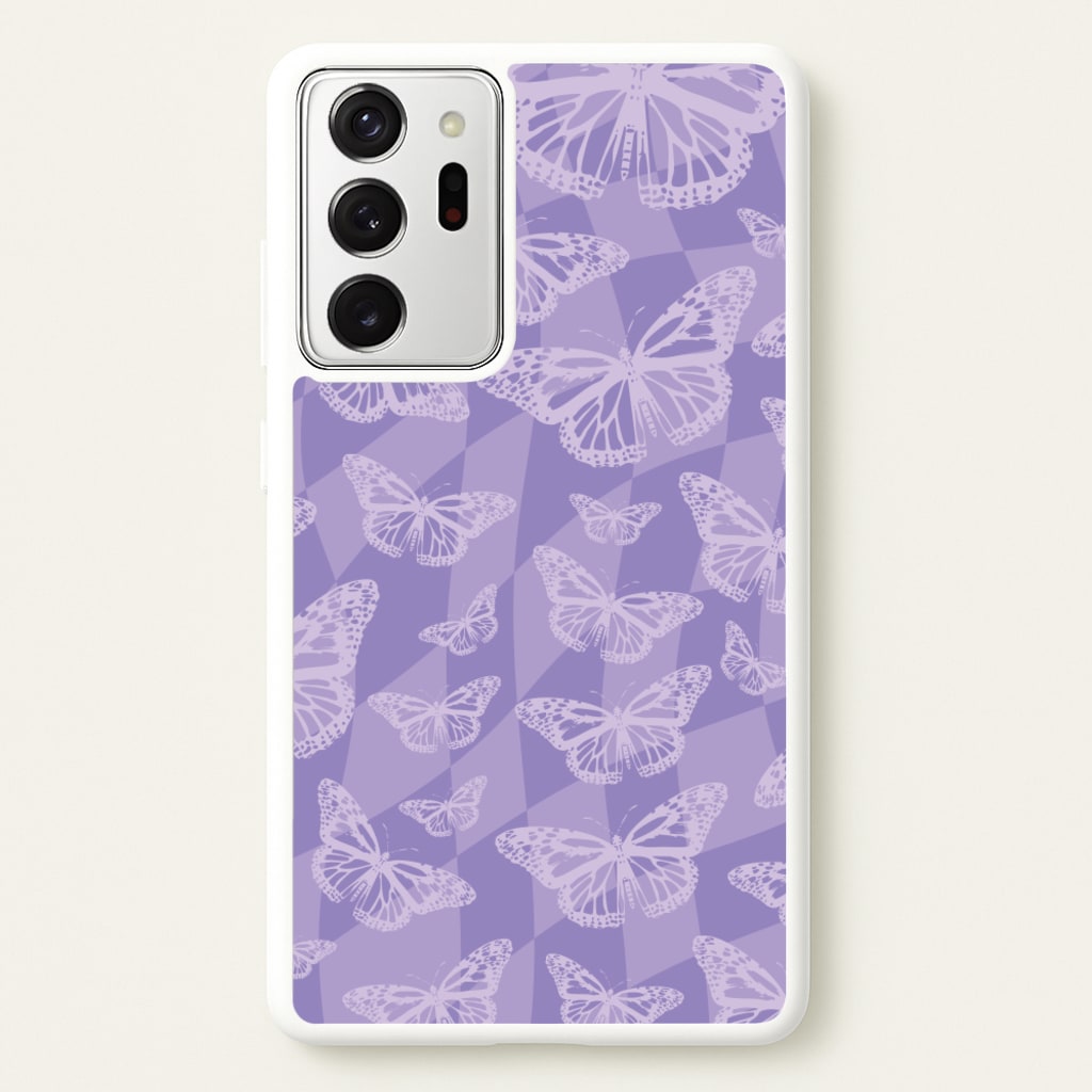 Abstract Butterflies Pattern - Olivia Phone Case for Galaxy Note 20 Ultra