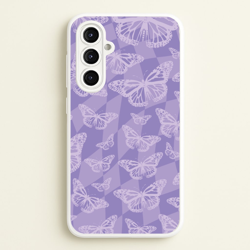 Abstract Butterflies Pattern - Olivia Phone Case for Galaxy A16
