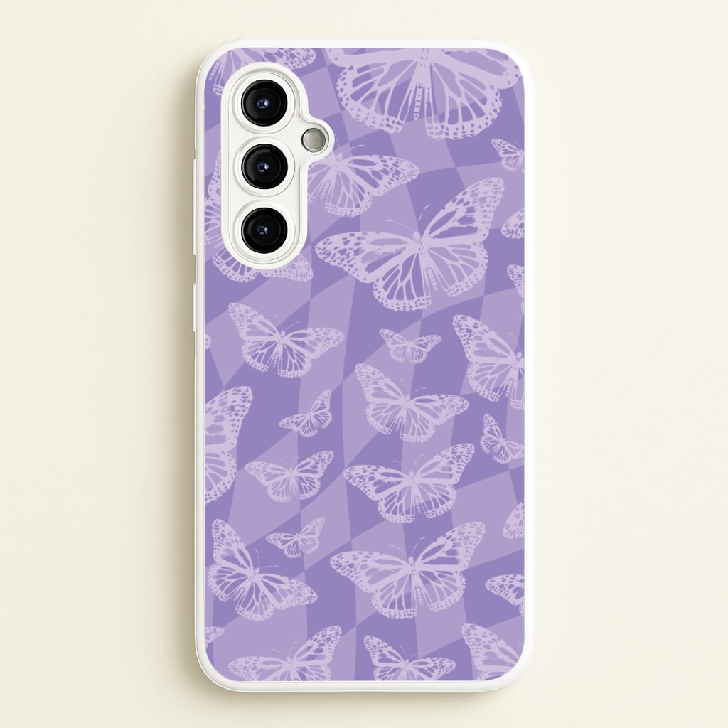 Abstract Butterflies Pattern - Olivia Phone Case for Galaxy A54