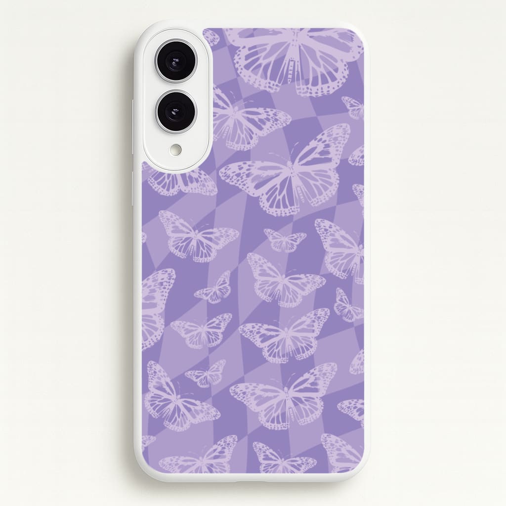 Abstract Butterflies Pattern - Olivia Phone Case for Galaxy S25 Edge