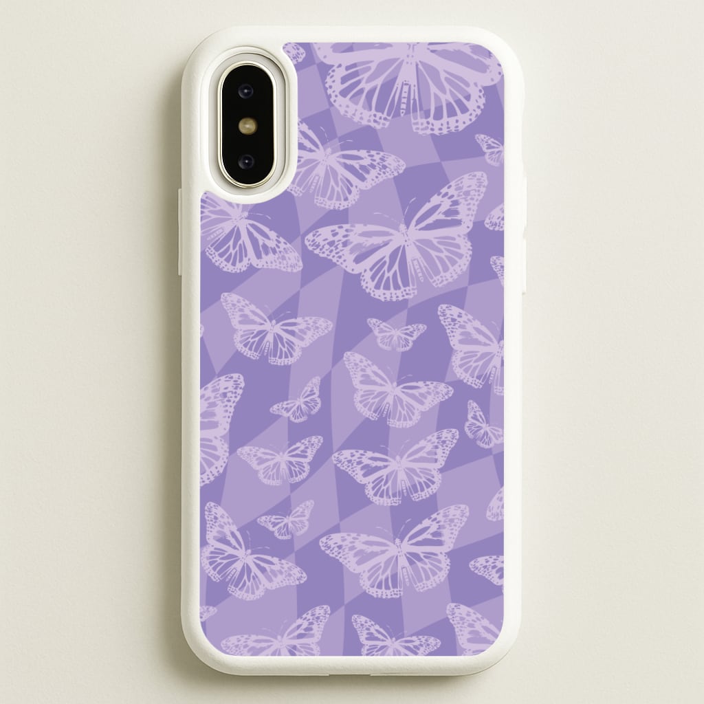 Abstract Butterflies Pattern - Olivia Phone Case for iPhone X / XS
