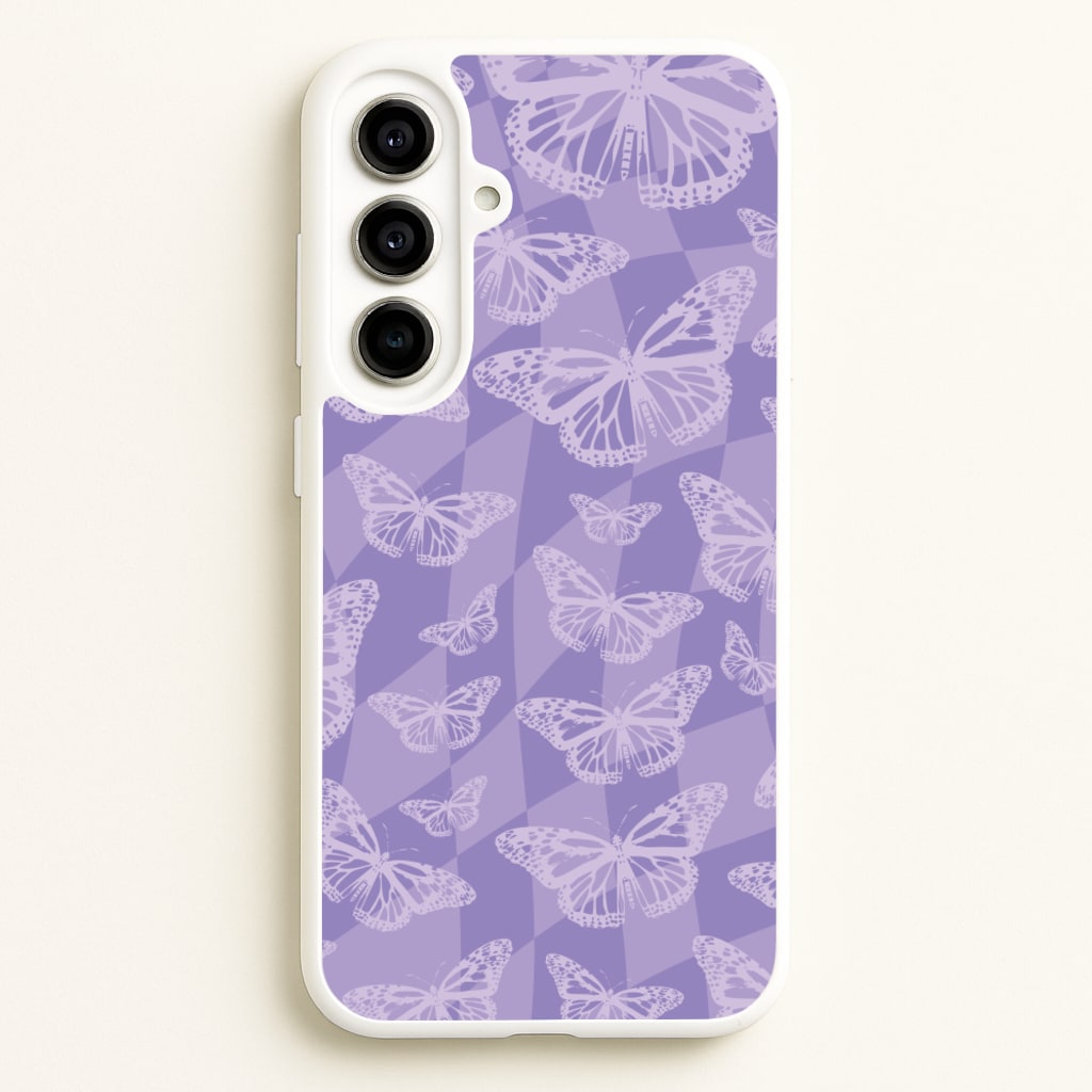 Abstract Butterflies Pattern - Olivia Phone Case for Galaxy A56