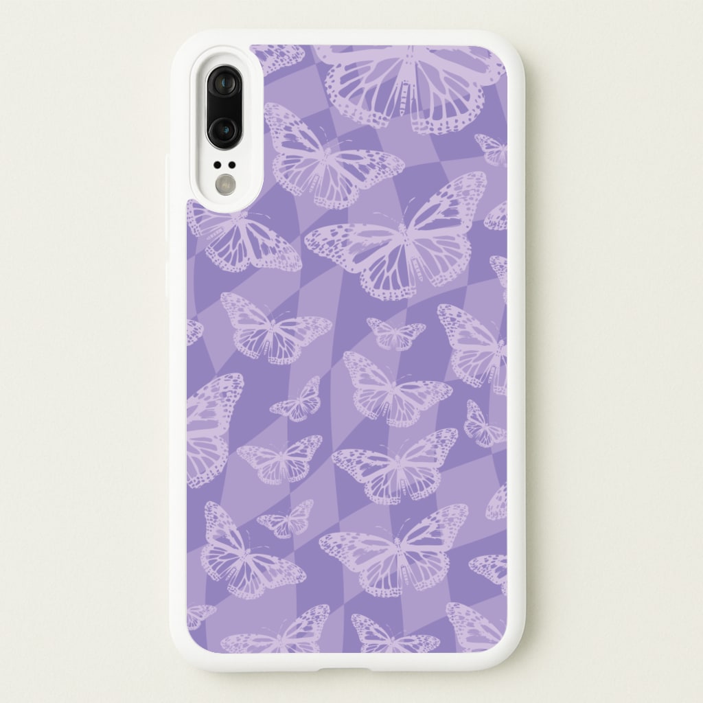 Abstract Butterflies Pattern - Olivia Phone Case for Huawei P20