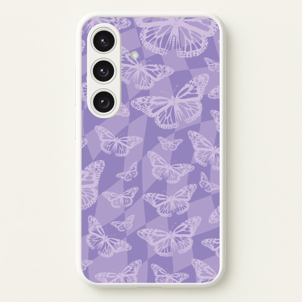 Abstract Butterflies Pattern - Olivia Phone Case for Galaxy S25