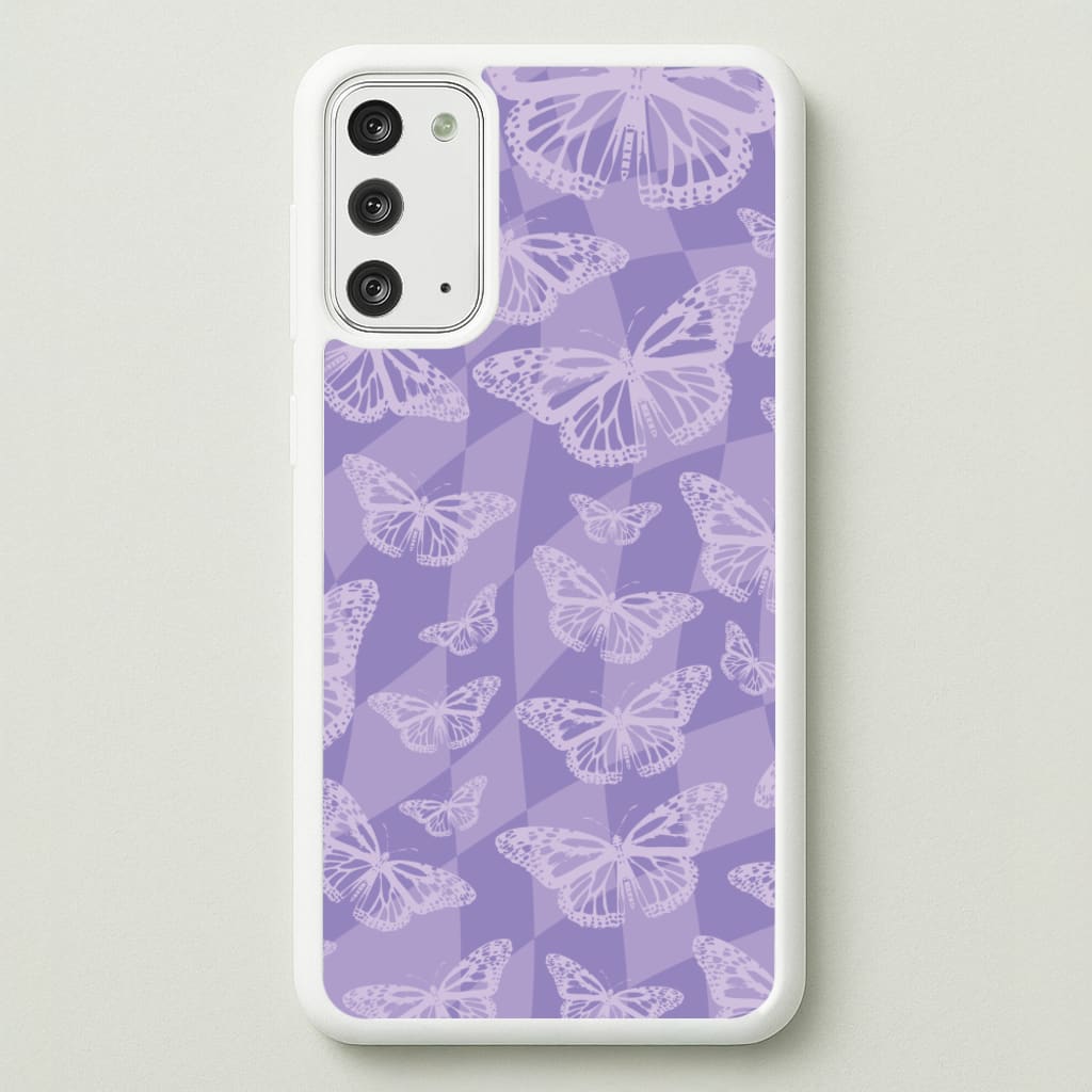 Abstract Butterflies Pattern - Olivia Phone Case for Galaxy Note 20