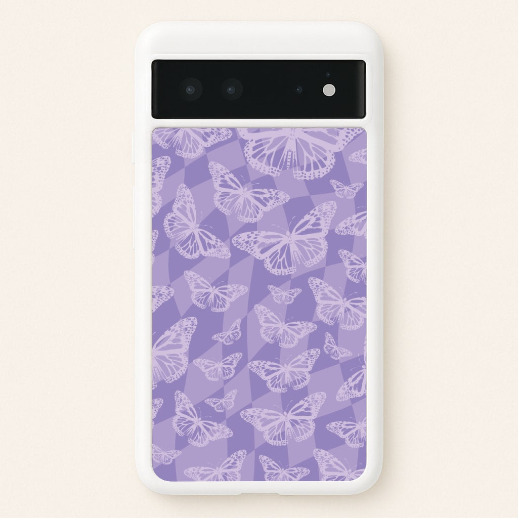 Abstract Butterflies Pattern - Olivia Phone Case for Google Pixel 6