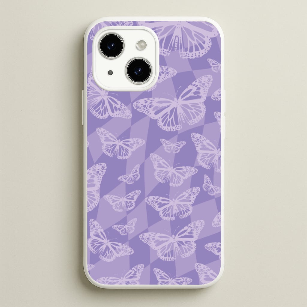 Abstract Butterflies Pattern - Olivia Phone Case for iPhone 15 Plus