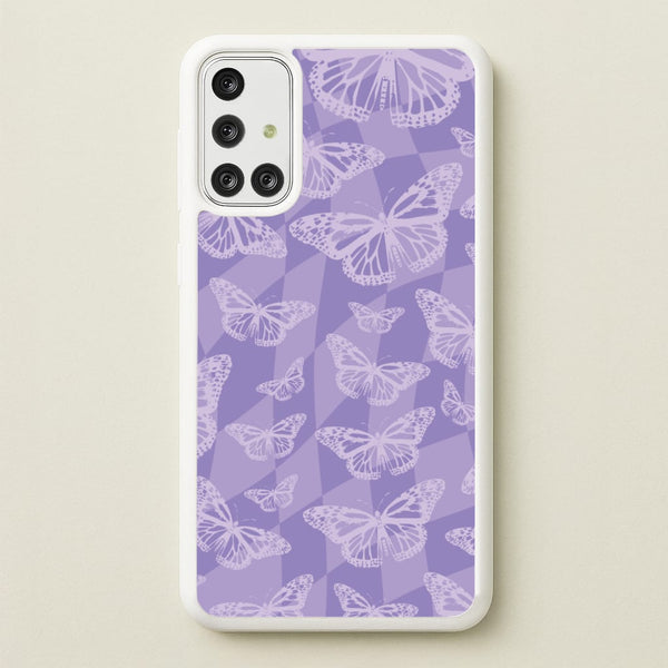Abstract Butterflies Pattern - Olivia Phone Case for Galaxy A71
