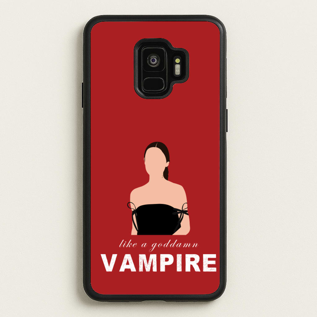 Goddamn Vampire - Olivia Phone Case for Galaxy S9