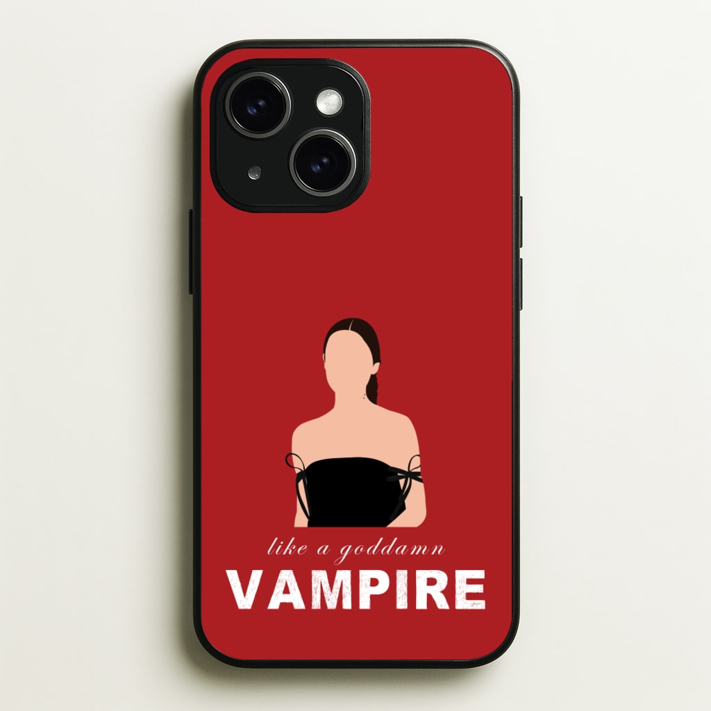 Goddamn Vampire - Olivia Phone Case for iPhone 15