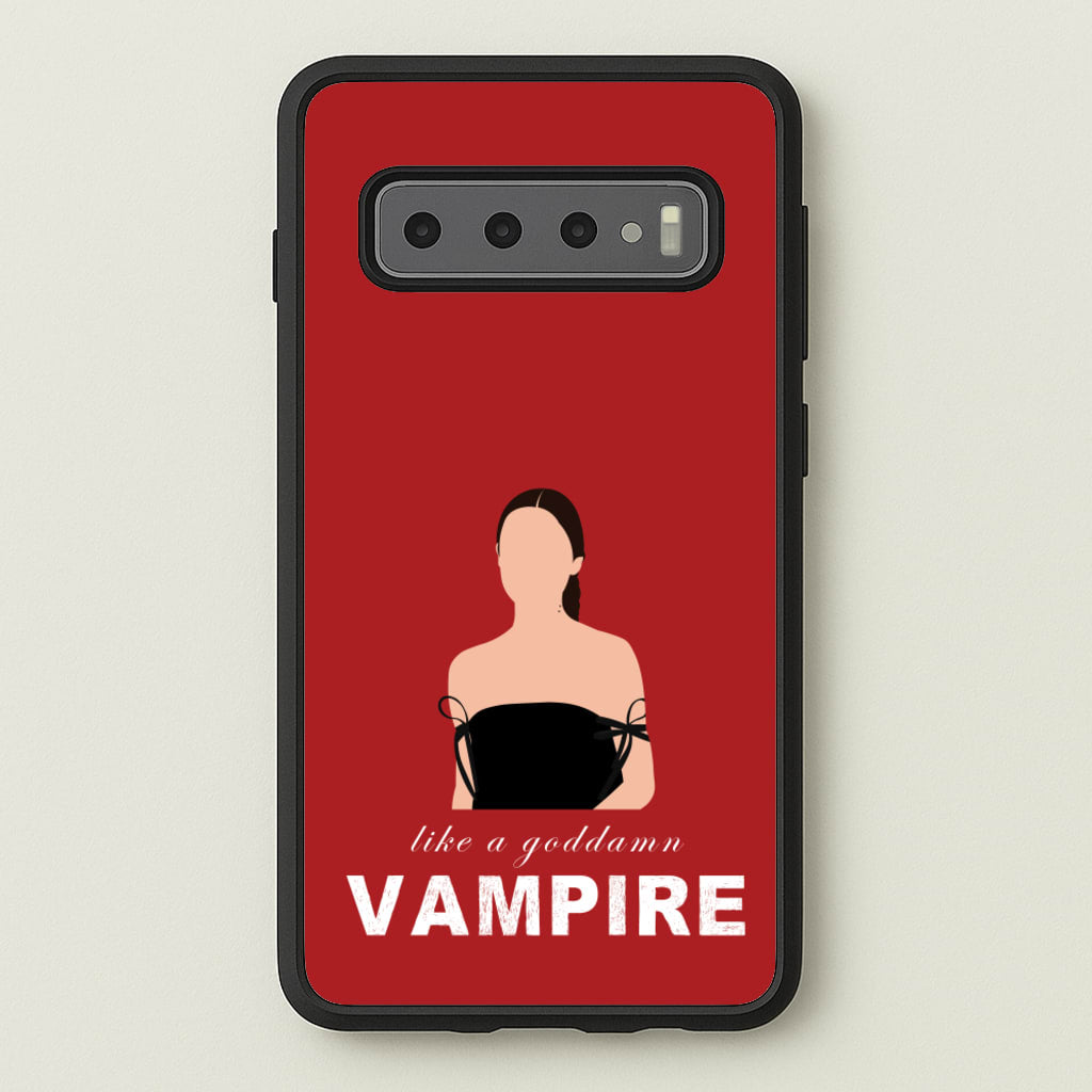 Goddamn Vampire - Olivia Phone Case for Galaxy S10