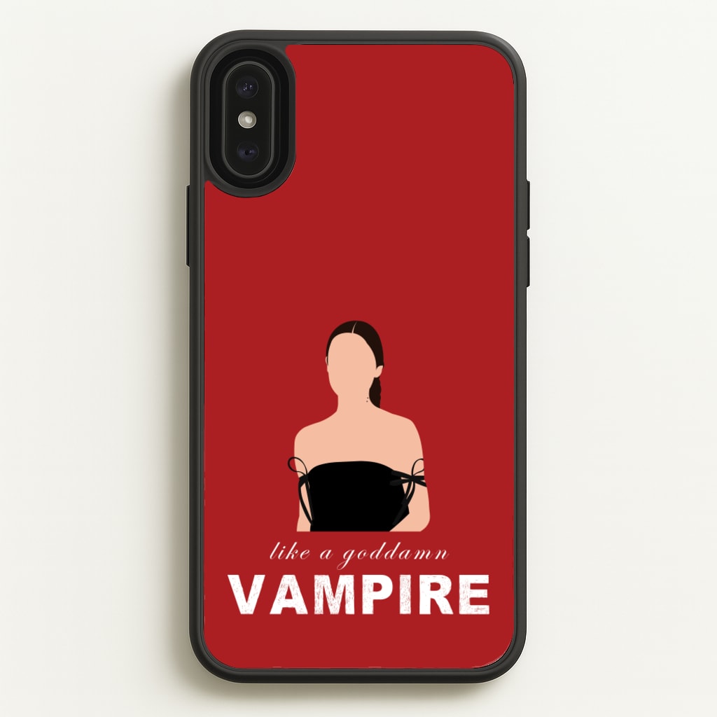 Goddamn Vampire - Olivia Phone Case for iPhone XS Max