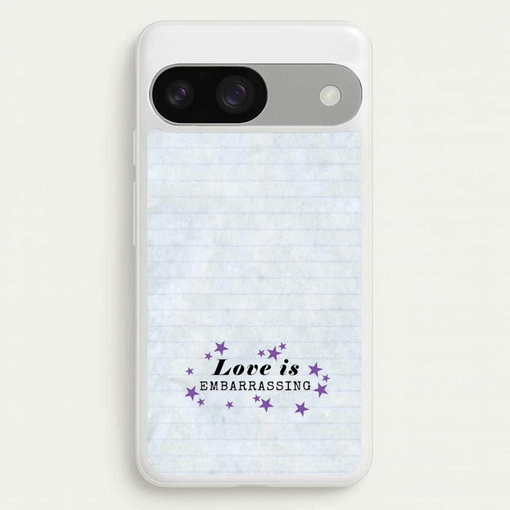 Love Is Embarrassing Note - Olivia Phone Case for Google Pixel 9 / 9 Pro