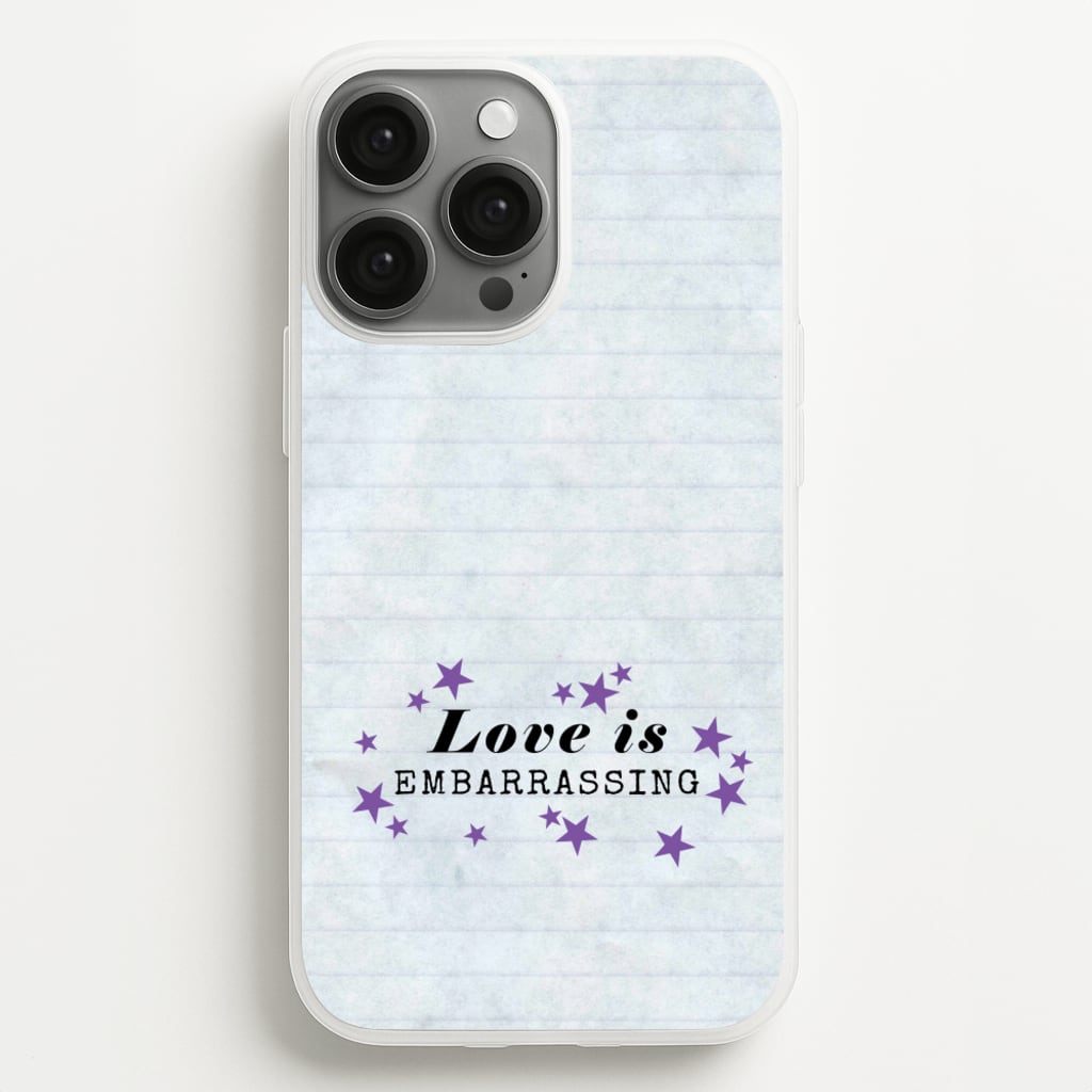 Love Is Embarrassing Note  - Olivia Phone Case for iPhone 13 Pro Max