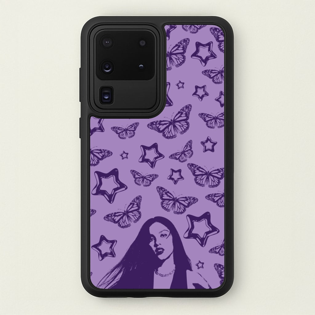 Stars And Butterflies Pattern - Olivia Phone Case for Galaxy S20 Ultra