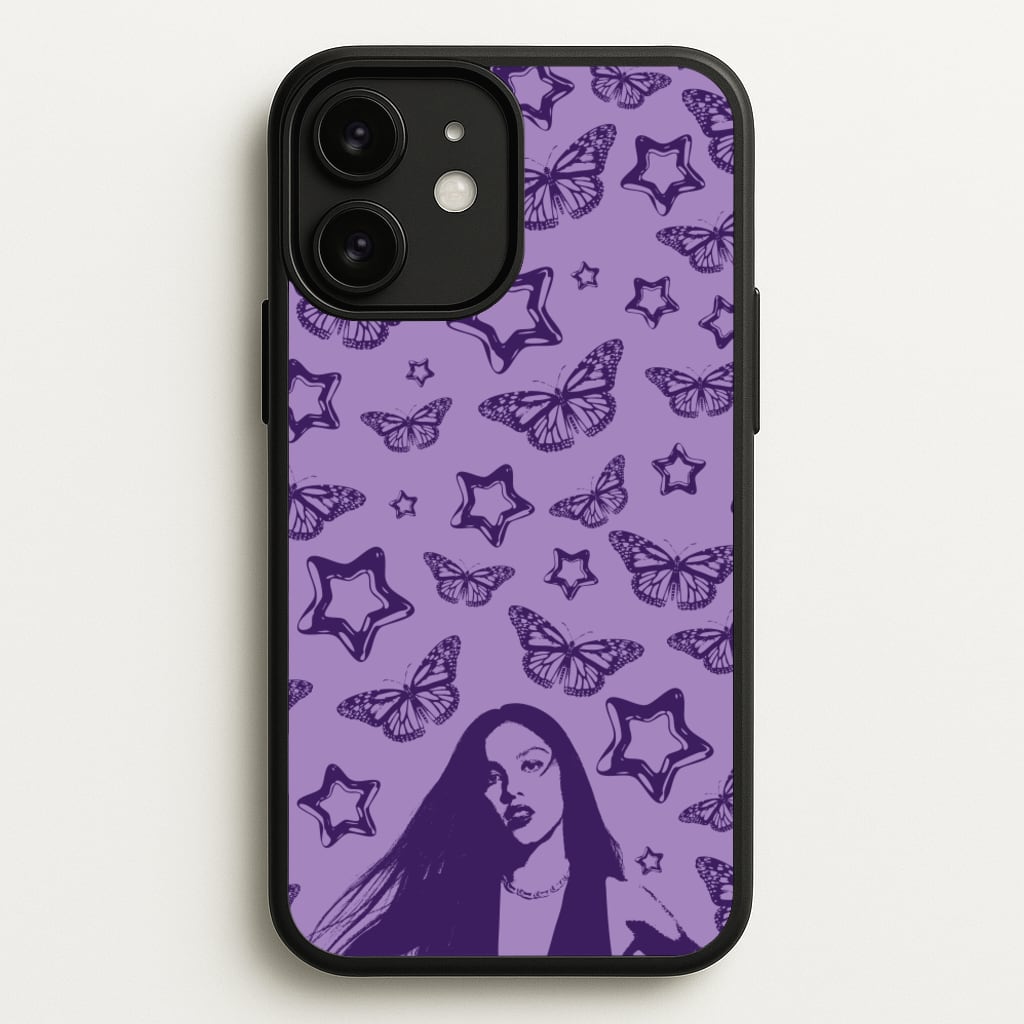 Stars And Butterflies Pattern - Olivia Phone Case for iPhone 11