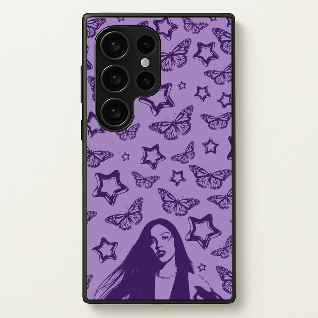 Stars And Butterflies Pattern - Olivia Phone Case for Galaxy S24 Ultra
