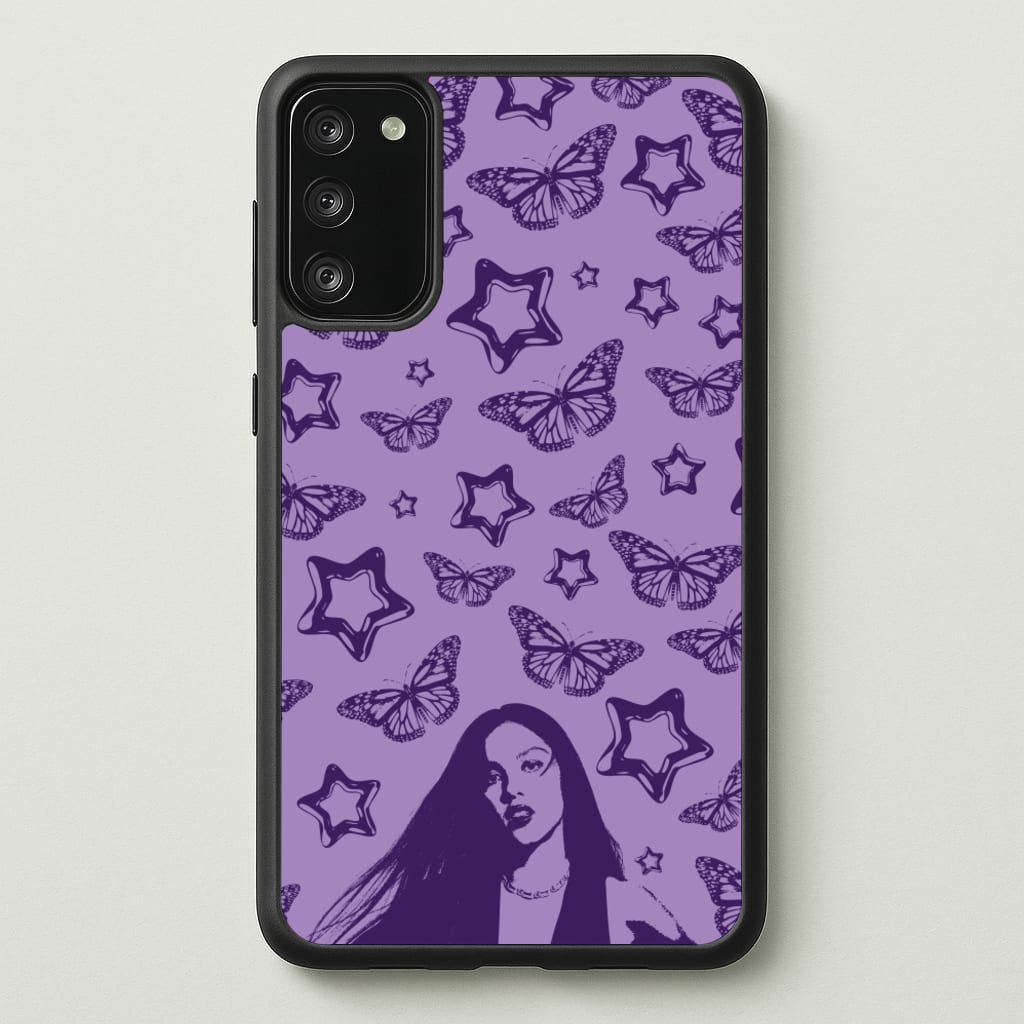 Stars And Butterflies Pattern - Olivia Phone Case for Galaxy A41