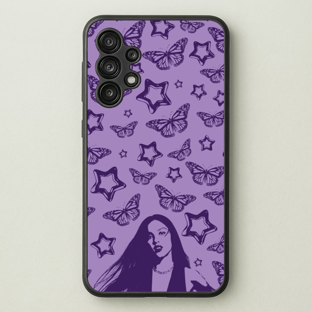 Stars And Butterflies Pattern - Olivia Phone Case for Galaxy A13