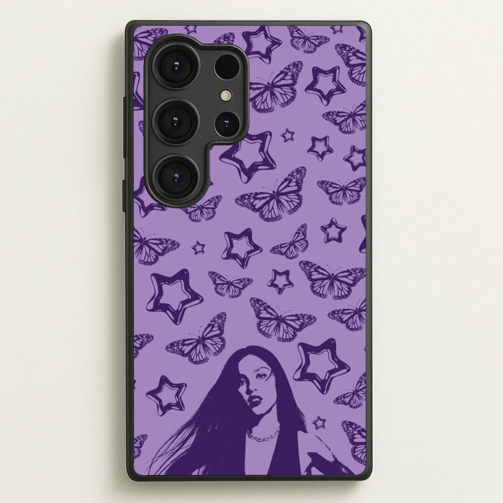 Stars And Butterflies Pattern - Olivia Phone Case for Galaxy S25 Ultra