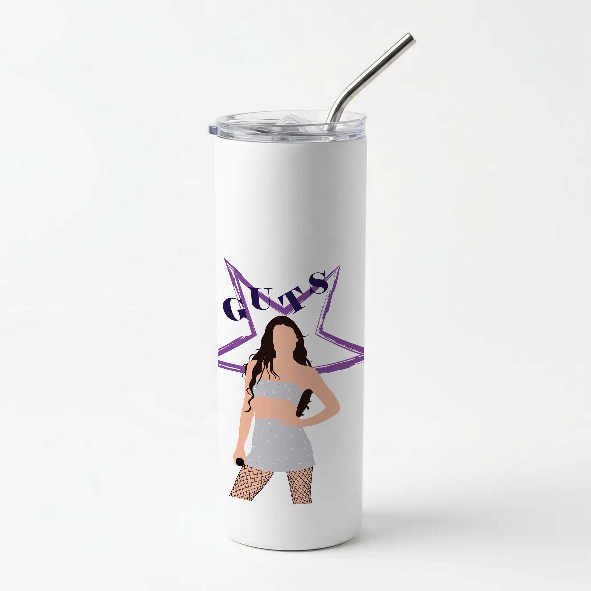 Dark Purple Olivia Skinny Tumbler