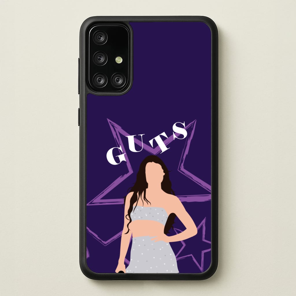 Dark Purple Olivia - Olivia Phone Case for Galaxy A71