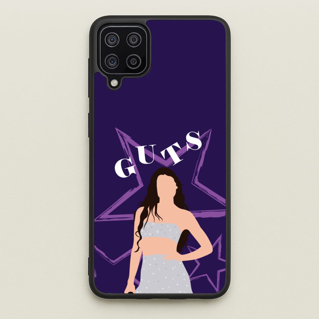 Dark Purple Olivia - Olivia Phone Case for Galaxy A12
