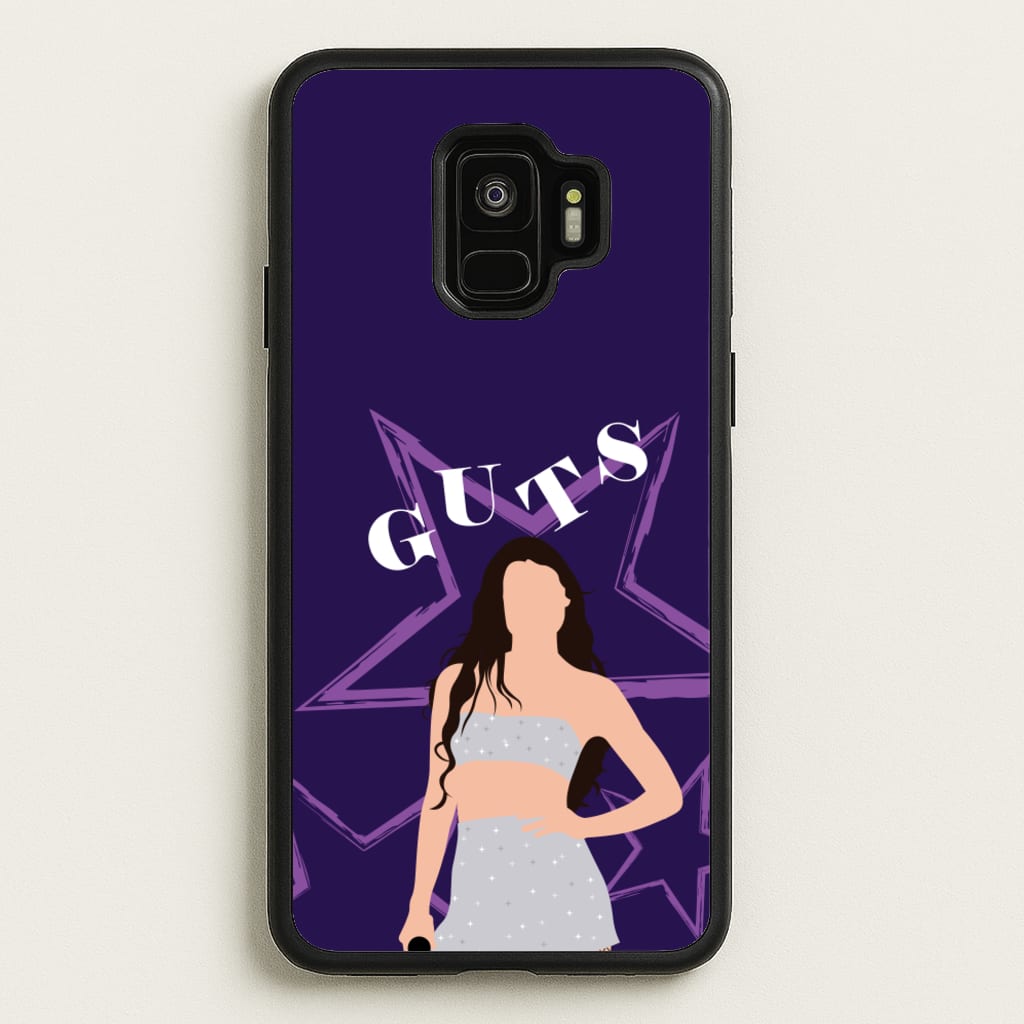 Dark Purple Olivia - Olivia Phone Case for Galaxy S9