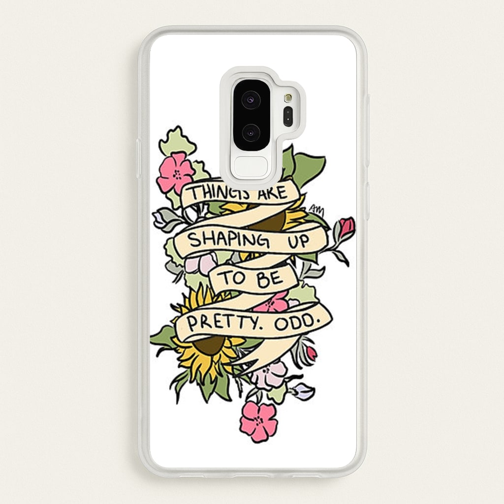 Things are Shaping up to be Pretty Odd - Panic At the Disco Phone Case for Galaxy S9 Plus