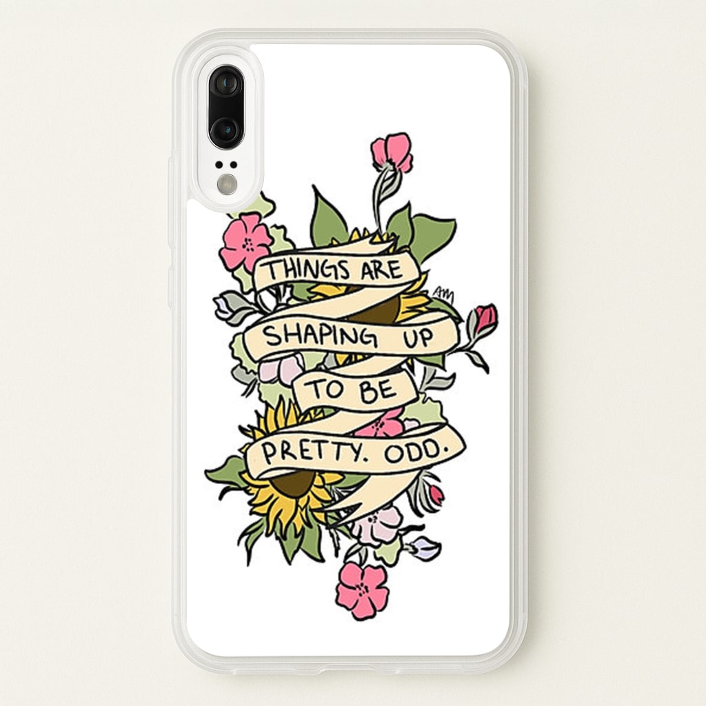 Things are Shaping up to be Pretty Odd - Panic At the Disco Phone Case for Huawei P20