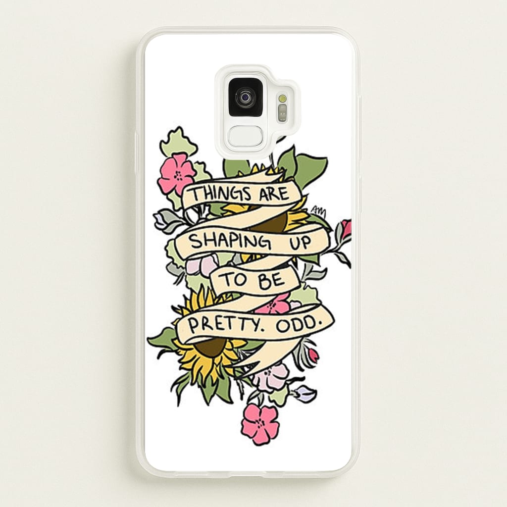 Things are Shaping up to be Pretty Odd - Panic At the Disco Phone Case for Galaxy S9