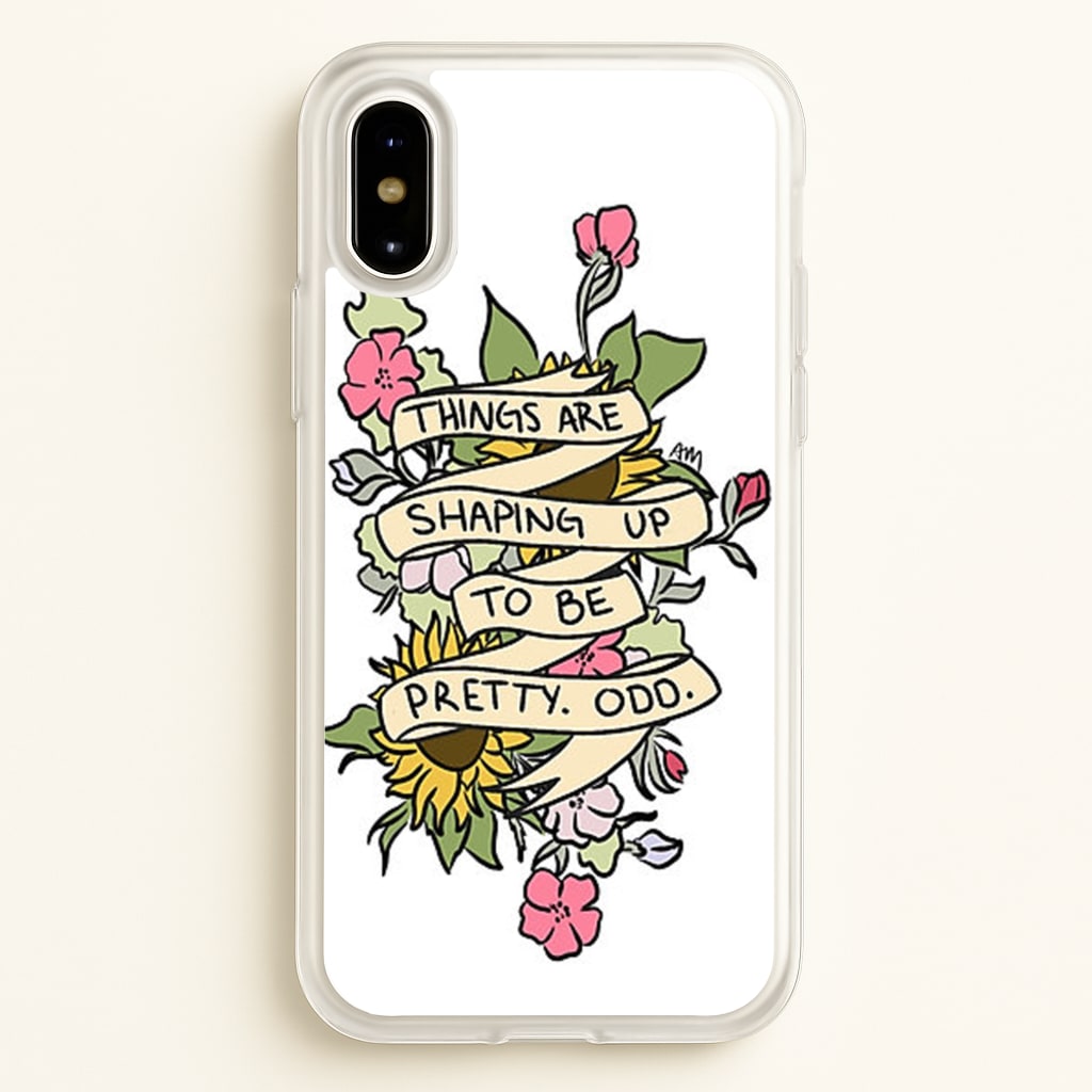 Things are Shaping up to be Pretty Odd - Panic At the Disco Phone Case for iPhone X / XS