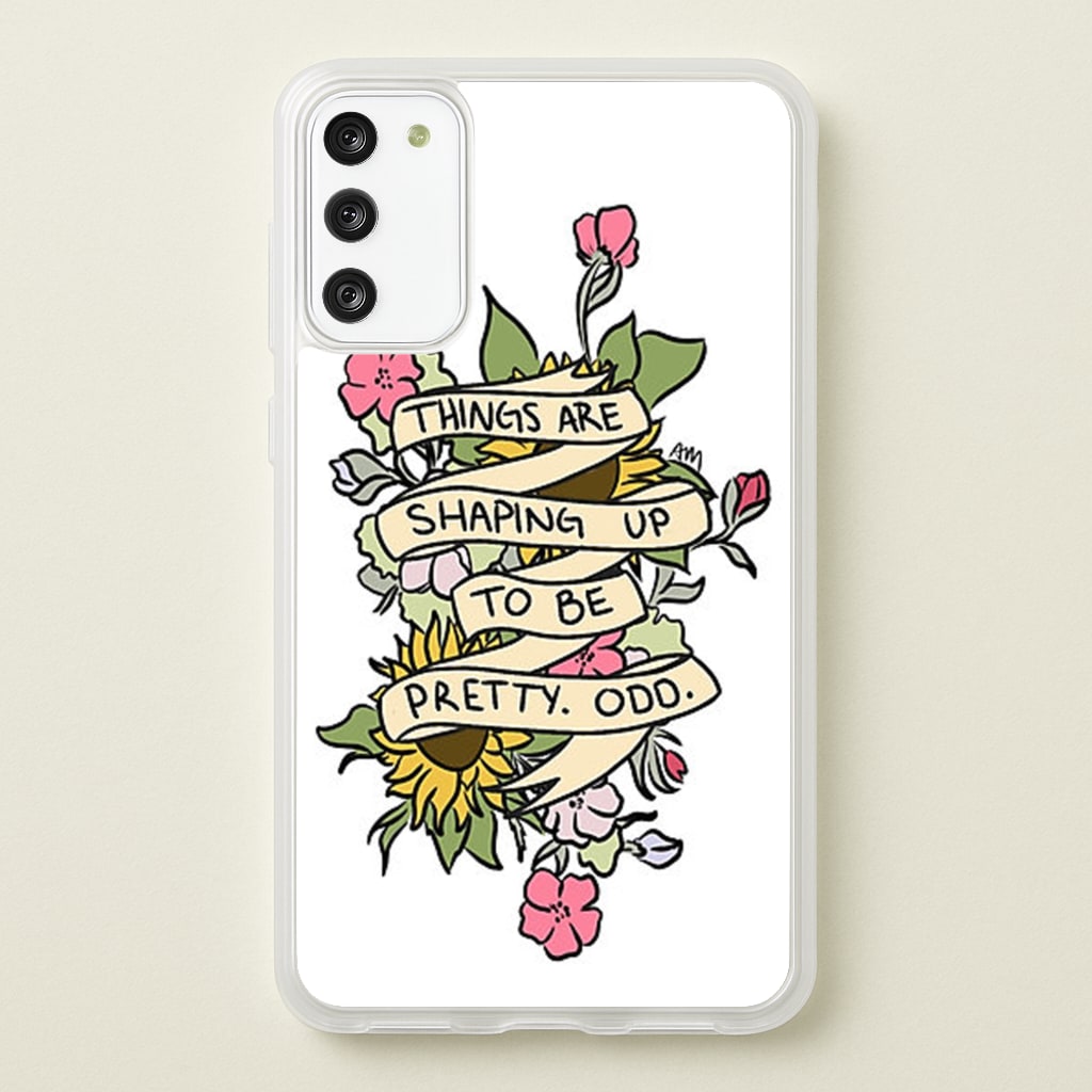 Things are Shaping up to be Pretty Odd - Panic At the Disco Phone Case for Galaxy S20