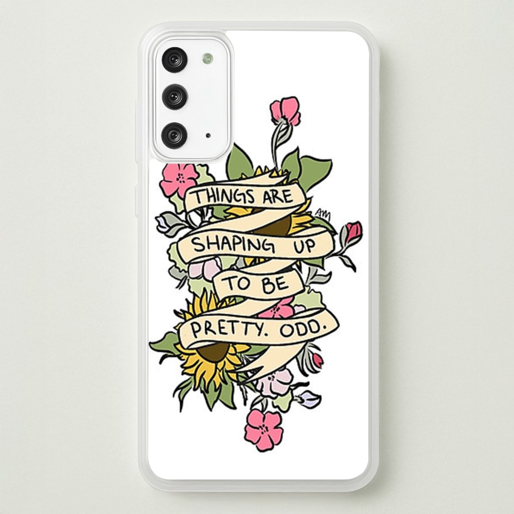 Things are Shaping up to be Pretty Odd - Panic At the Disco Phone Case for Galaxy Note 20