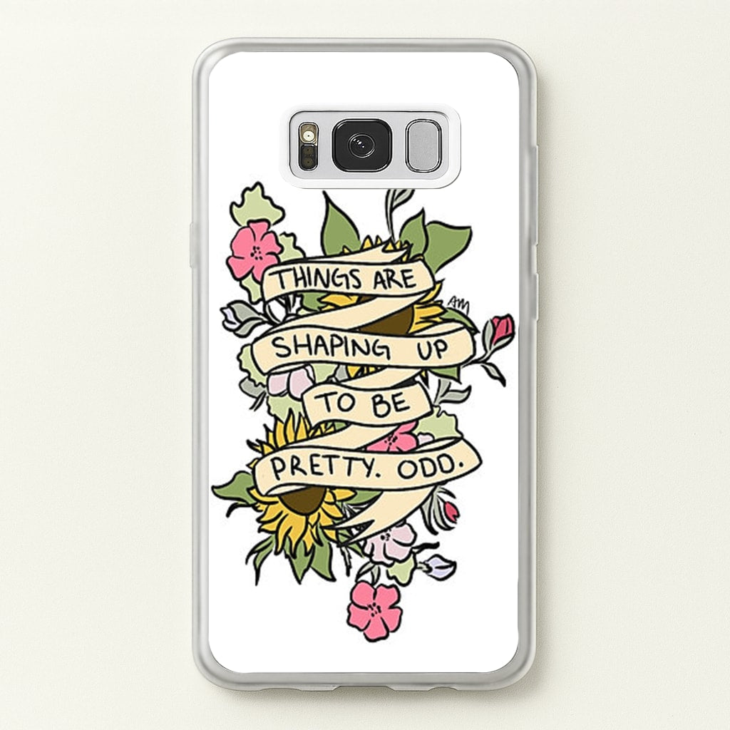 Things are Shaping up to be Pretty Odd - Panic At the Disco Phone Case for Galaxy S8 Plus