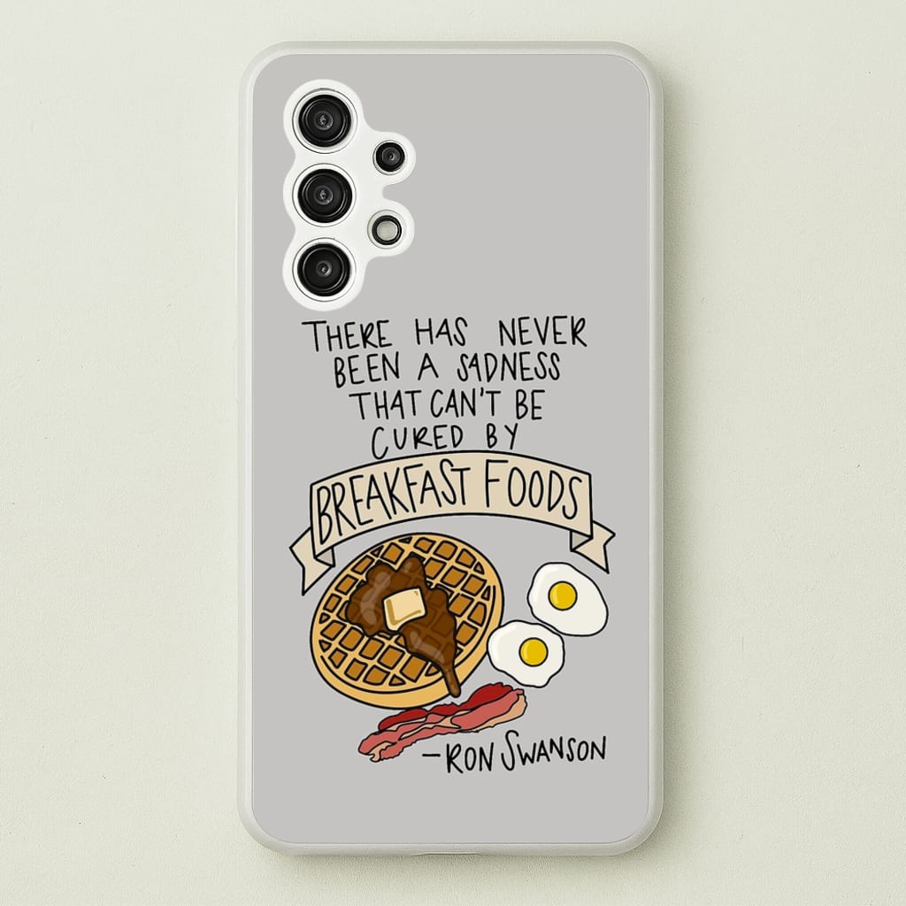 Breakfast Foods - Parks - Parks and Recreation Phone Case for Galaxy A13