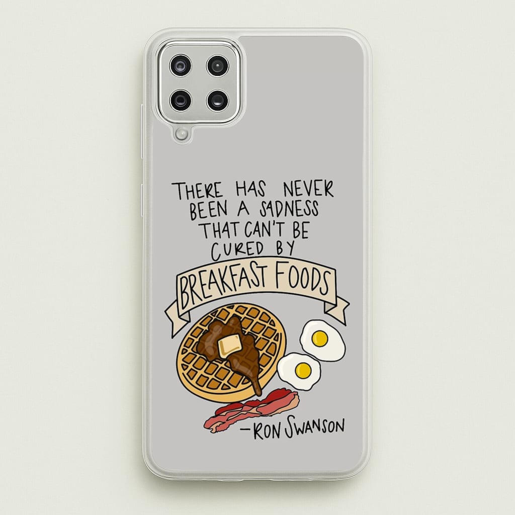 Breakfast Foods - Parks - Parks and Recreation Phone Case for Galaxy A12