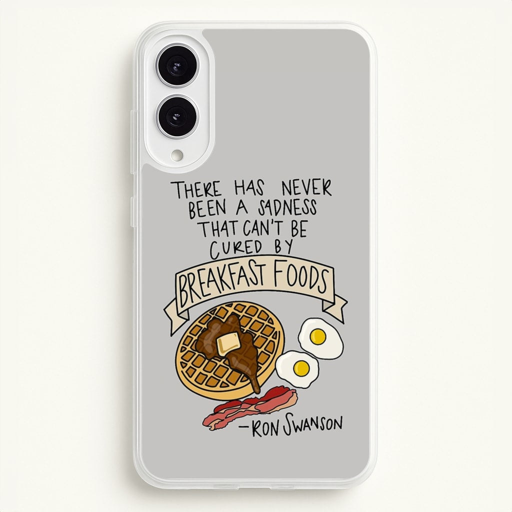 Breakfast Foods - Parks - Parks and Recreation Phone Case for Galaxy S25 Edge
